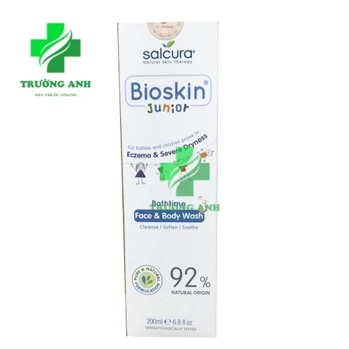 Bioskin Junior Face & Body Wash 200ml Salcura