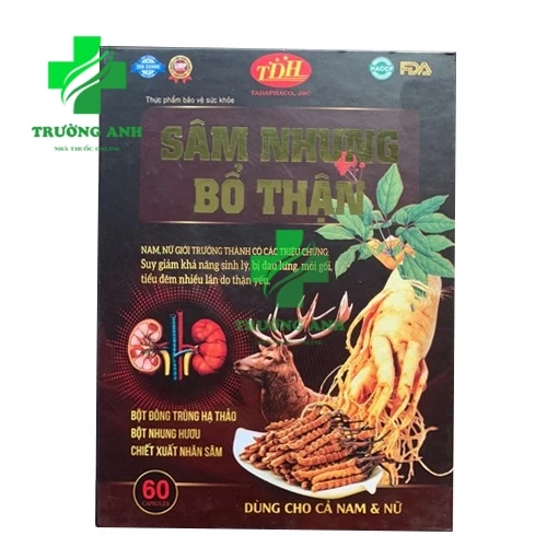 Sâm nhung bổ thận Tadaphaco - Hỗ trợ bổ thận dưỡng huyết