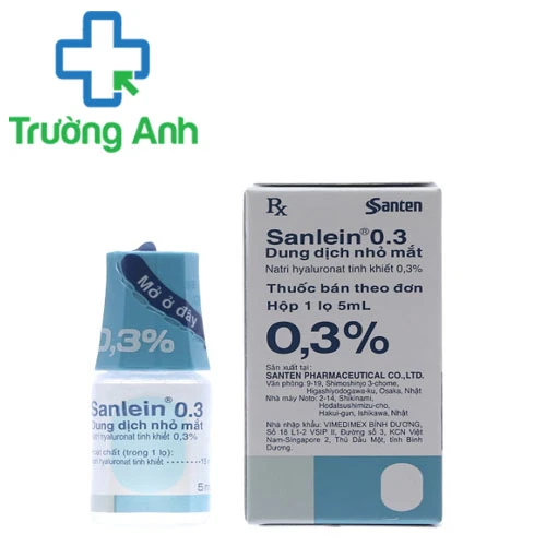 Sanlein 0.3 - Thuốc điều trị chứng rối loạn giác-kết mạc hiệu quả
