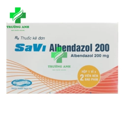 SaVi Albendazol 200 - Điều trị nhiễm ký sinh trùng đường ruột