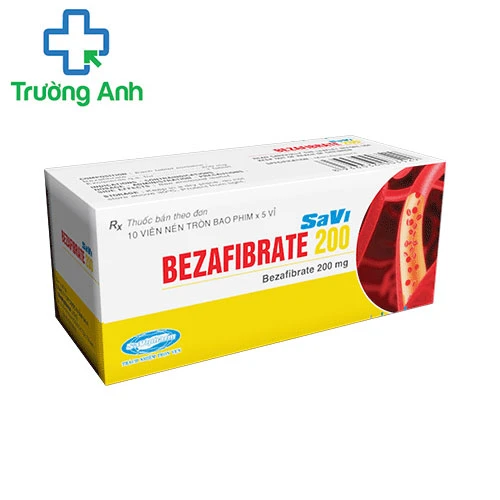 SaVi Bezafibrate 200 - Điều trị tăng lipoprotein máu hiệu quả