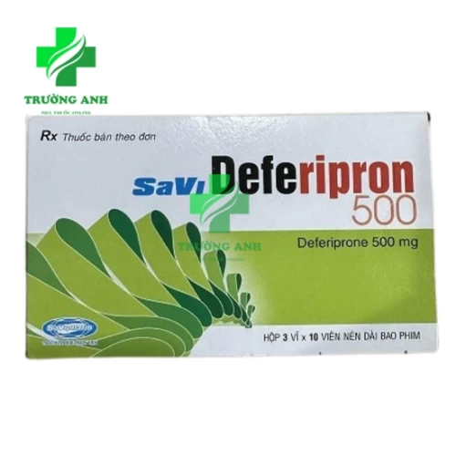 SaVi Deferipron 500mg - Thuốc điều trị quá tải sắt hiệu quả