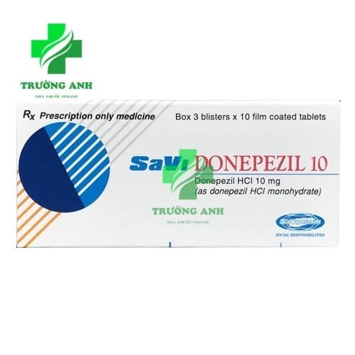 SAVI DONEPEZIL 10 - Điều trị sa sút trí tuệ hiệu quả