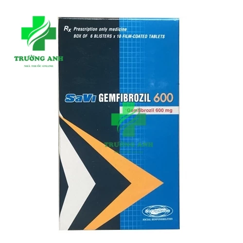 Savi Gemfibrozil 600 - Thuốc điều trị tăng lipid hiệu quả