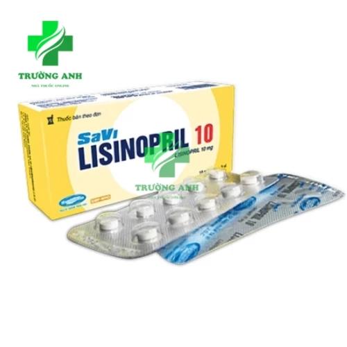 SaVi Lisinopril 5 - Thuốc điều trị suy tim, nhồi máu cơ tim hiệu quả