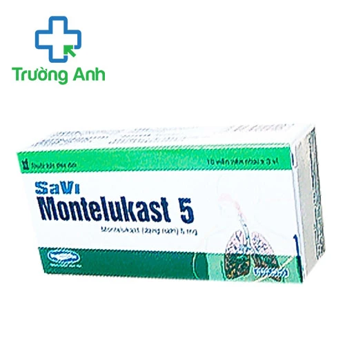SaVi Montelukast 5 Savipharm - Dự phòng và điều trị hen suyễn hiệu quả