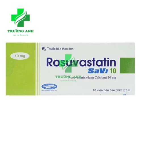 SaVi Rosuvastatin 10 - Thuốc điều trị tăng cholesterol máu