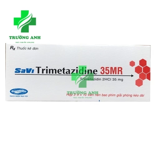 SaVi Trimetazidine 35MR - Thuốc điều trị các cơn đau thắt ngực