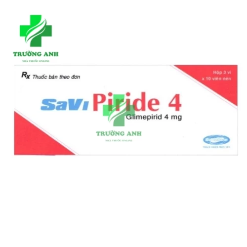 SAVIPIRIDE 4 - Thuốc điều trị cao huyết áp hiệu quả