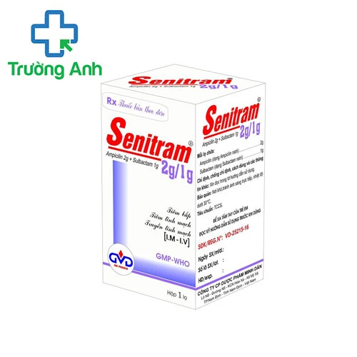 Senitram 2g/1g - Thuốc điều trị nhiễm khuẩn hiệu quả