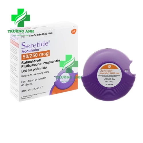 Seretide Accuhaler 50/250mcg - Điều trị bệnh hen hiệu quả của Mỹ