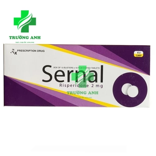 Sernal 2mg - Thuốc điều trị tâm thần phân liệt hiệu quả