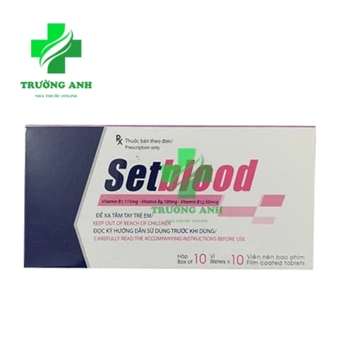 Setblood - Điều trị các bệnh do thiếu vitamin nhóm B hiệu quả