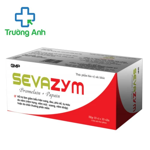 Sevazym Diamond - Hỗ trợ làm giảm sưng, phù nề do viêm