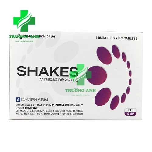 Shakes - Thuốc trị trầm cảm hiệu quả của Davipharm