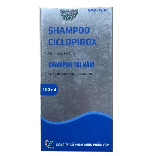 Shampoo Ciclopirox VCP - Thuốc điều trị viêm da tiết bã