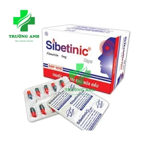 Sibetinic cap - Thuốc điều trị chóng mặt, rối loạn tiền đình