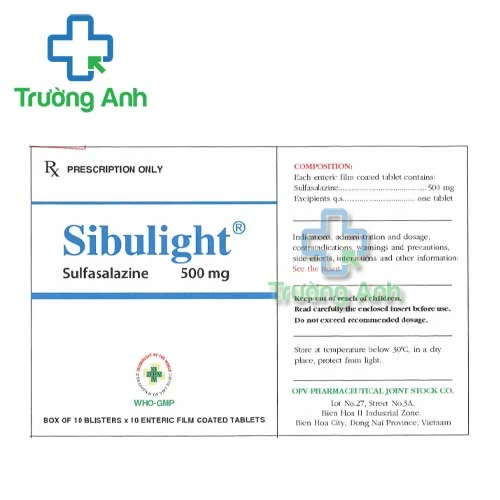 Sibulight 500mg OPV - Thuốc điều trị viêm loét đại tràng