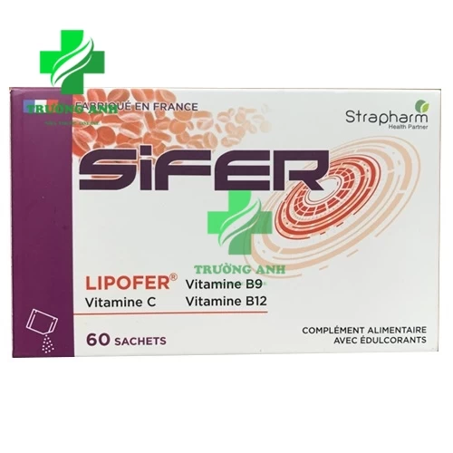 Sifer Strapharm - Hỗ trợ giảm nguy cơ thiếu máu do thiếu Sắt