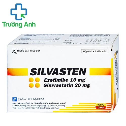 Silvasten - Thuốc giúp kiểm soát cholesterol trong máu hiệu quả