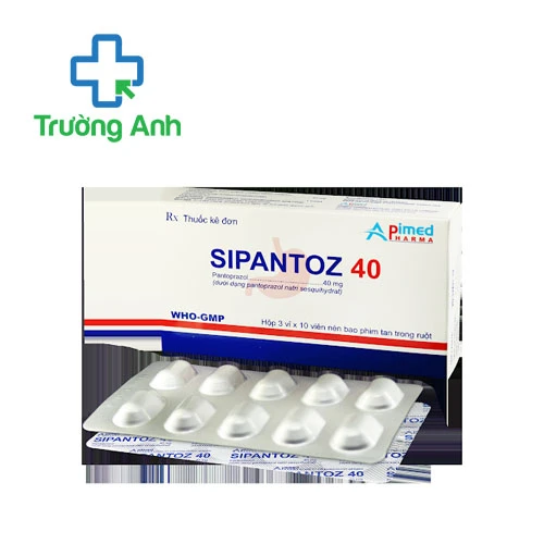 Sipantoz 40 - Điều trị trào ngược dạ dày thực quản của Apimed