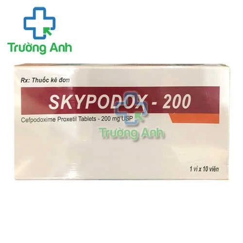 Skypodox 200 - Thuốc điều trị nhiễm khuẩn ở đường hô hấp.