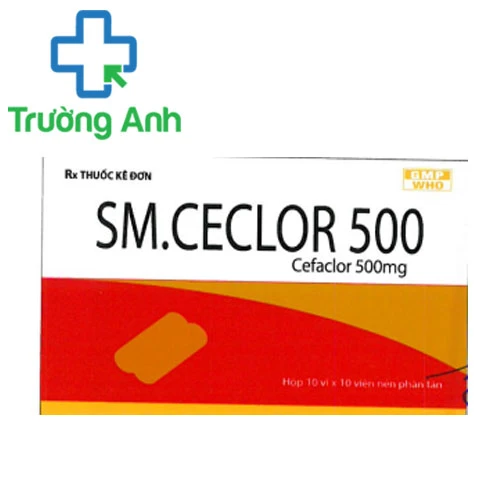 SM.Ceclor 500 - Thuốc điều trị viêm tai giữa hiệu quả