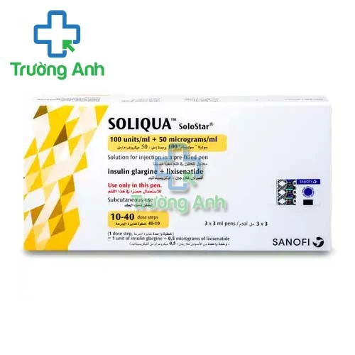 Soliqua Solostar Sanofi - Thuốc điều trị đái tháo đường