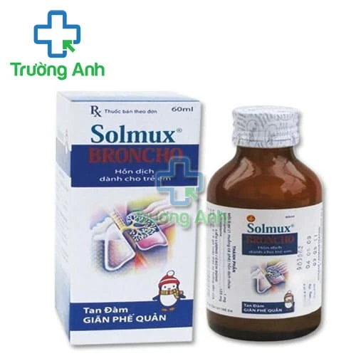 Solmux Broncho 60ml UIP (hỗn dịch uống) - Thuốc long đờm, giảm ho