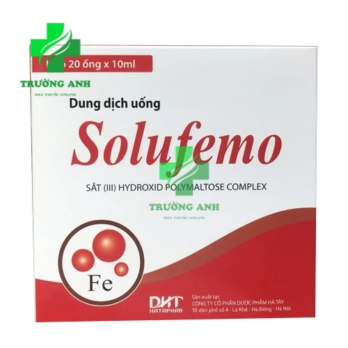 Solufemo 50mg Hataphar - Thuốc bổ sung Sắt co cơ thể