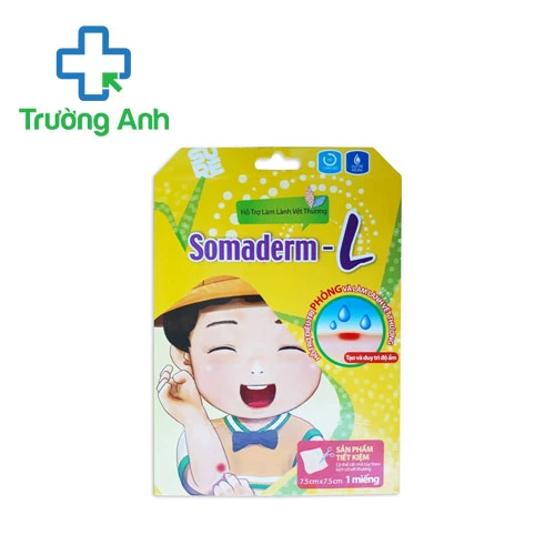 Somaderm-L 7.5cm x 7.5cm - Miếng dán giảm sẹo an toàn