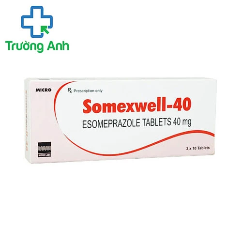 Somexwell-40 - Thuốc điều trị viêm loét dạ dày, tá tràng của Ấn Độ