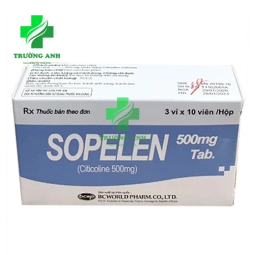 Sopelen 500mg - Hỗ trợ điều trị các tổn thương não bộ của Hàn Quốc