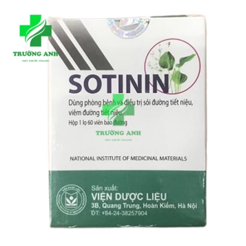 Sotinin - Hỗ trợ điều trị sỏi đường tiết niệu hiệu quả
