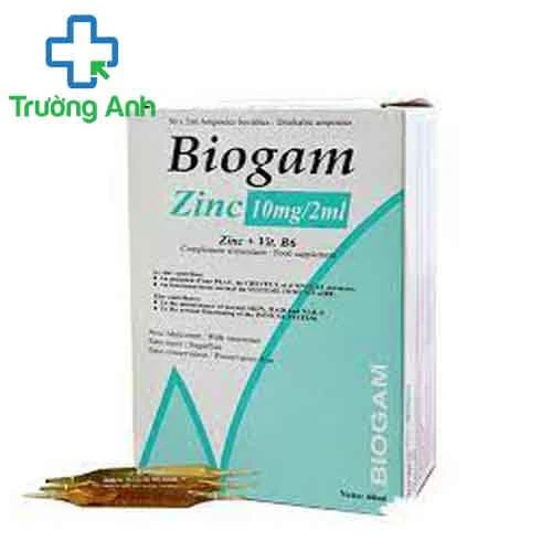 Biogam Zinc 10mg/2ml - Tăng sức đề kháng, bảo vệ hệ tiêu hóa hiệu quả