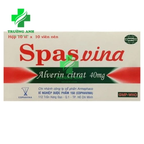 Spasvina - Thuốc giảm đau do co thắt cơ trơn của Armephaco