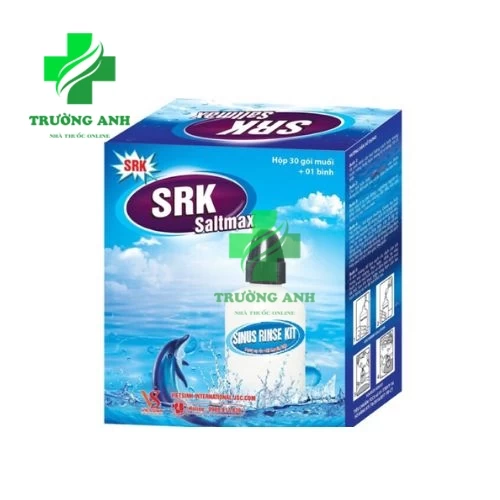Srk Saltmax - Nước muối rửa mũi hiệu quả của Ấn Độ