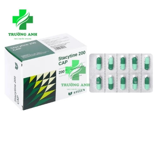Stacytine 200 (viên sủi) Stellapharm - Thuốc trị viêm phế quản