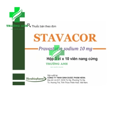 Stavacor 10mg - Điều trị tăng cholesterol máu hiệu quả của Hera