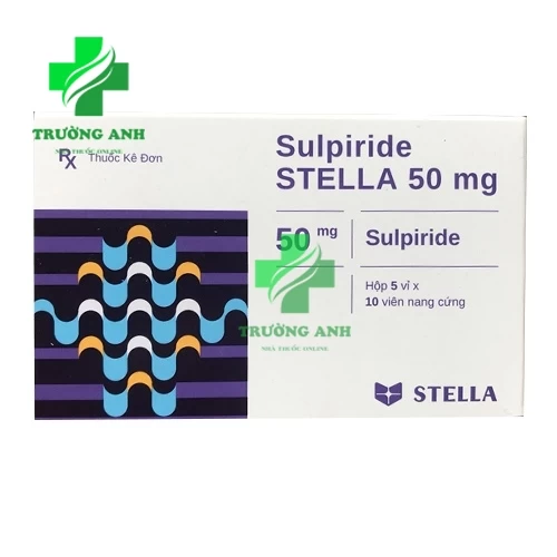 SULPIRIDE STADA 50mg - Điều trị bệnh trầm cảm và rối loạn lo âu (10 hộp)