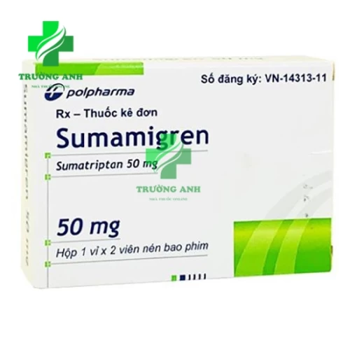 Sumamigren 50mg Pharmaceutical - Thuốc điều trị đau nửa đầu cấp