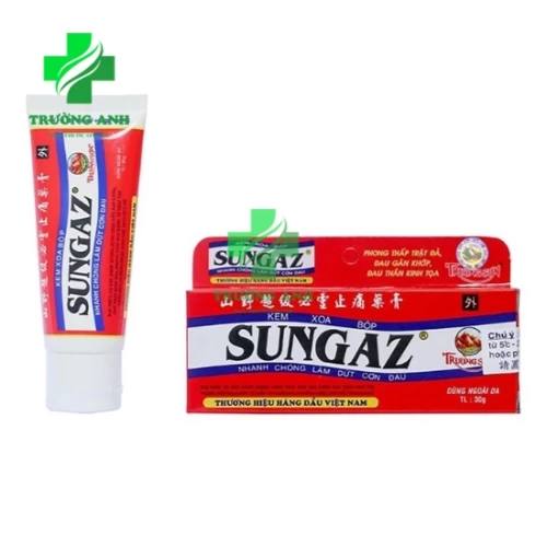 Sungaz - Kem xoa bóp điều trị phong thấp hiệu quả