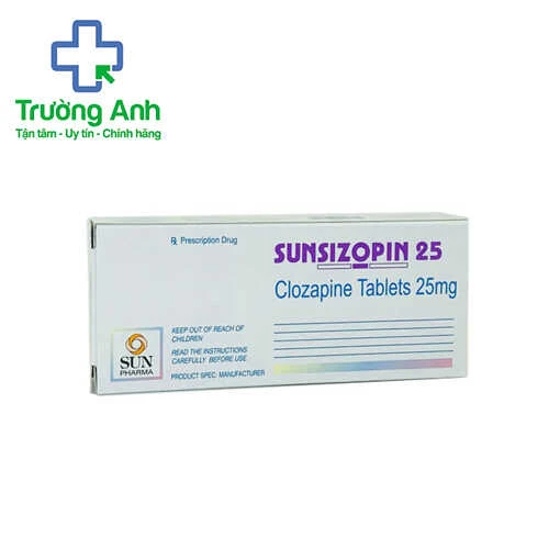 Sunsizopin 25 - Thuốc điều trị rối loạn tâm thầm nặng của Ấn Độ