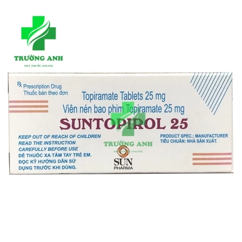 Suntopirol 25 - Thuốc điều trị động kinh co giật của Ấn Độ