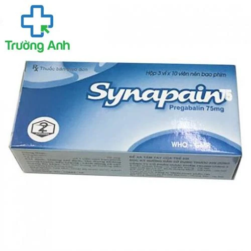 Synapain 75mg - Thuốc điều trị đau dây thần kinh hiệu quả của DP TW2