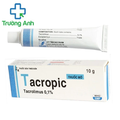 Thuốc Mỡ Tacropic - Giúp điều trị chàm thể tạng hiệu quả của Davipharm