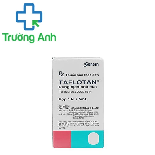 Taflotan 2,5ml - Thuốc chữa giảm áp lực nội nhãn hiệu quả
