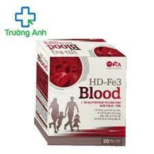 HD-Fe3 Blood - Thuốc bổ sung sắt và acid folic cho cơ thể