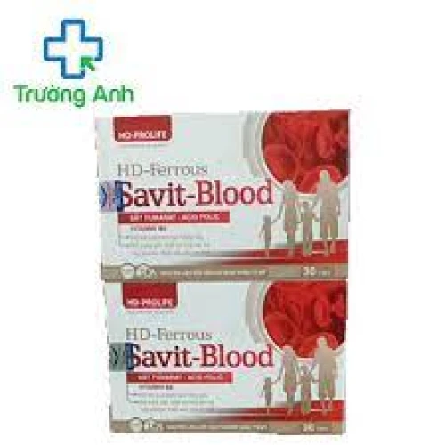 HD-Ferrous Savit-Blood - Thuốc bổ sung sắt và acid folic 