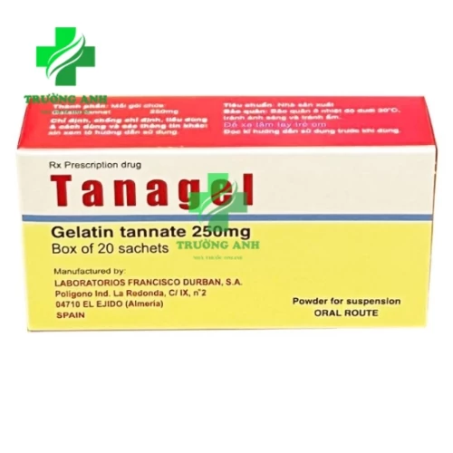 Tanagel 250mg - Điều trị chứng tiêu chảy cấp của Tây Ban Nha